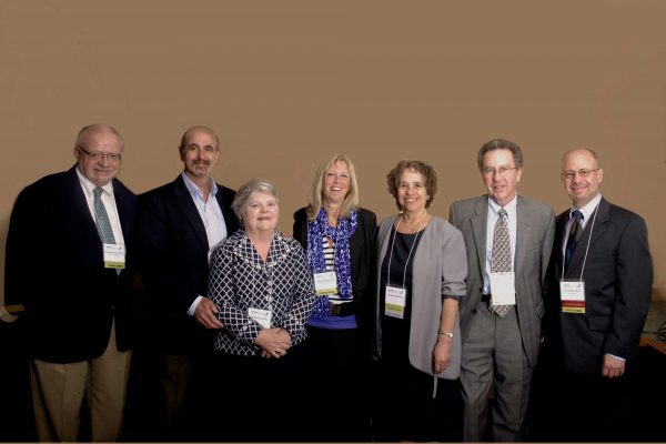 The Lawyers Clearinghouse Founders came to celebrate our 25th Anniversary. From left to right: Vincent McCarthy, David Abromowitz, Meg Connolly, Alice Richmond, Arlene Marcus, John Marshall and Jonathan Klein.