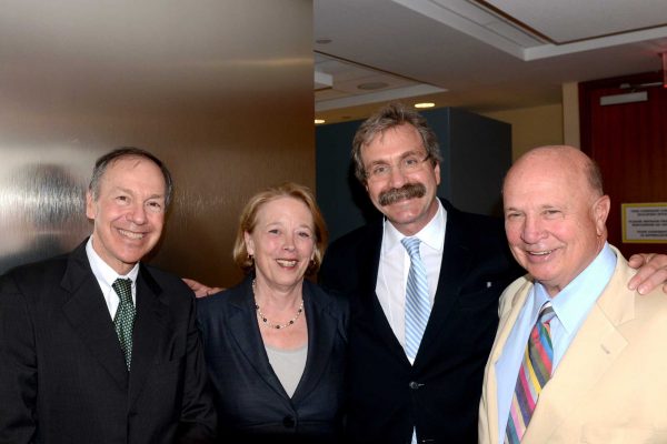 Event co-chair Michael Putziger, Rep. Niki Tsongas, honoree Larry Curtis and event co-chair John Keith.